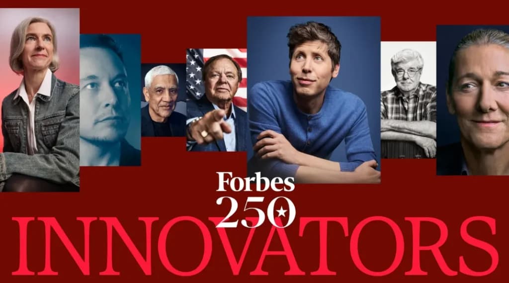 Forbes ရဲ့ အမေရိကန် အကြီးကျယ်ဆုံး ဆန်းသစ်တီထွင်သူ ၂၅၀ စာရင်းမှာ အီလွန်မတ်စ် ထိပ်ဆုံးက ရပ်တည်