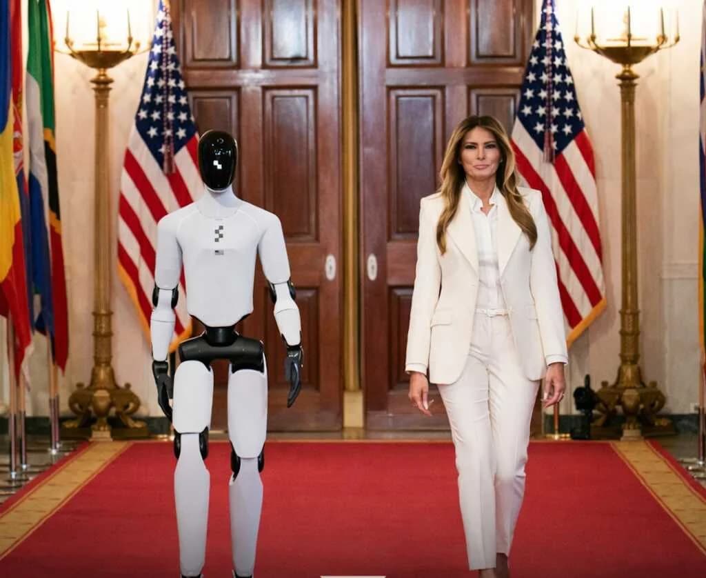 Figure 03 Humanoid Robot Makes Appearance at White House Alongside Melania Trump