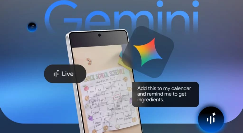 Gemini Live ကို လက်ထောက်တစ်ခုလို သုံးနိုင်မယ့် နည်းလမ်း ၅ ခု