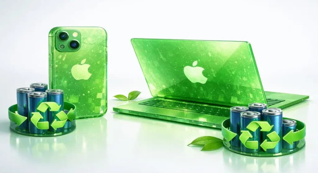 Apple ထုတ်ကုန်တွေမှာ ပြန်လည်အသုံးပြုထားတဲ့ ပစ္စည်း (Recycled Materials) ၃၀ ရာခိုင်နှုန်းအထိ အသုံးပြုလာနိုင်
