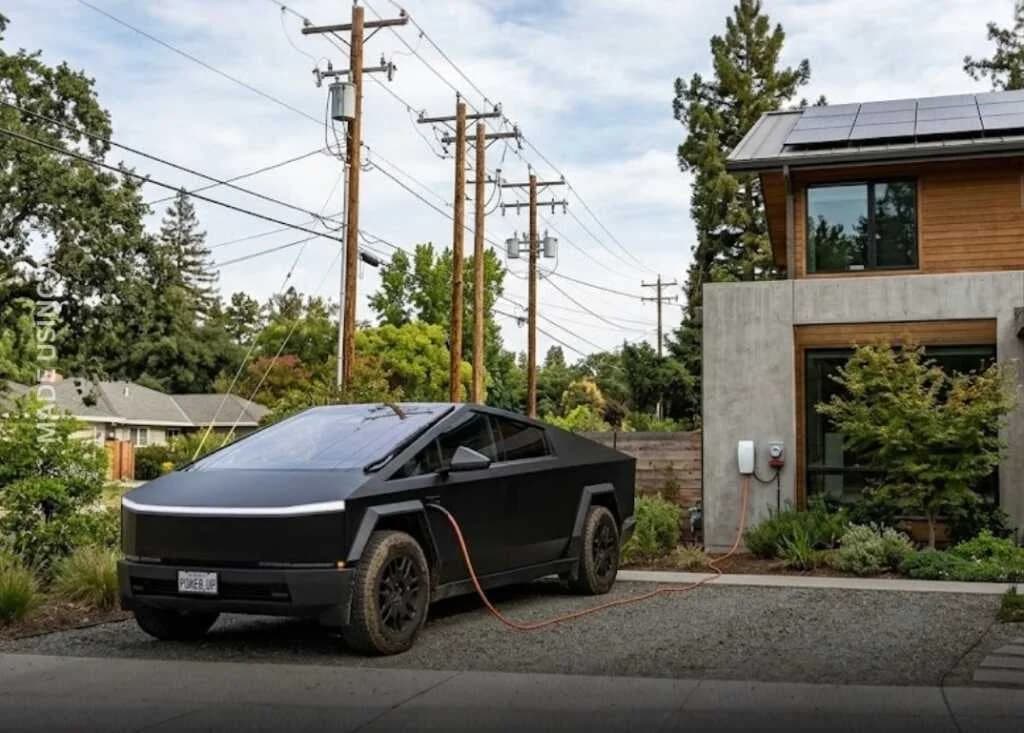 Tesla Cybertruck ရှိရင် အိမ်ကို မီးပြန်ပေးလို့ရပြီ