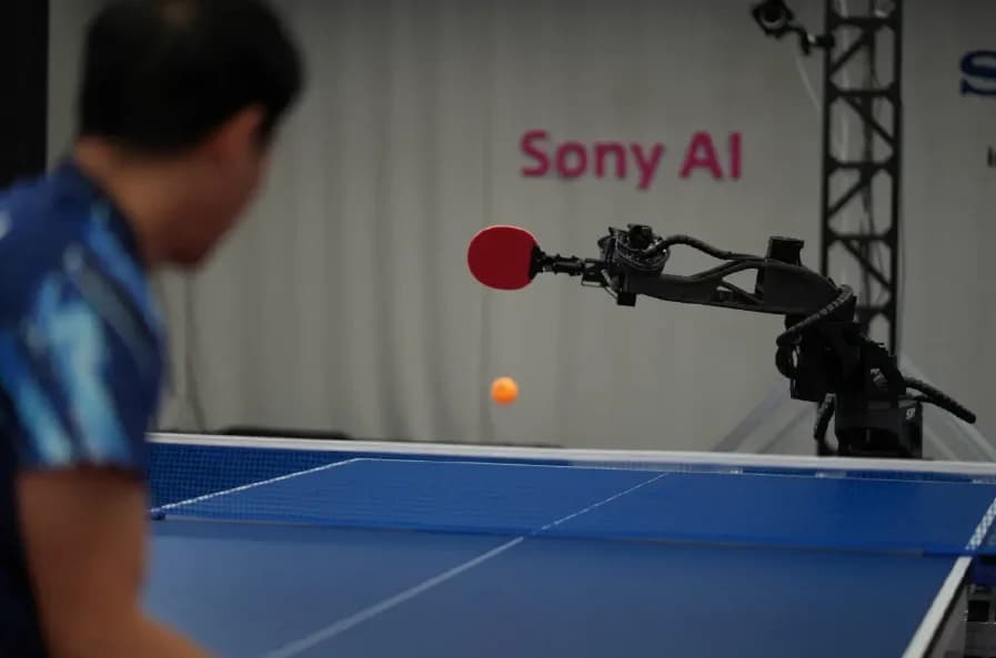 Sony ရဲ့ Ace စက်ရုပ်က စားပွဲတင်တင်းနစ်လောကကို ကိုင်လှုပ်လိုက်ပြီဖြစ်ပြီး ပရော်ဖက်ရှင်နယ်ကစားသမားတွေကိုပါ အနိုင်ယူပြနိုင်ခဲ့
