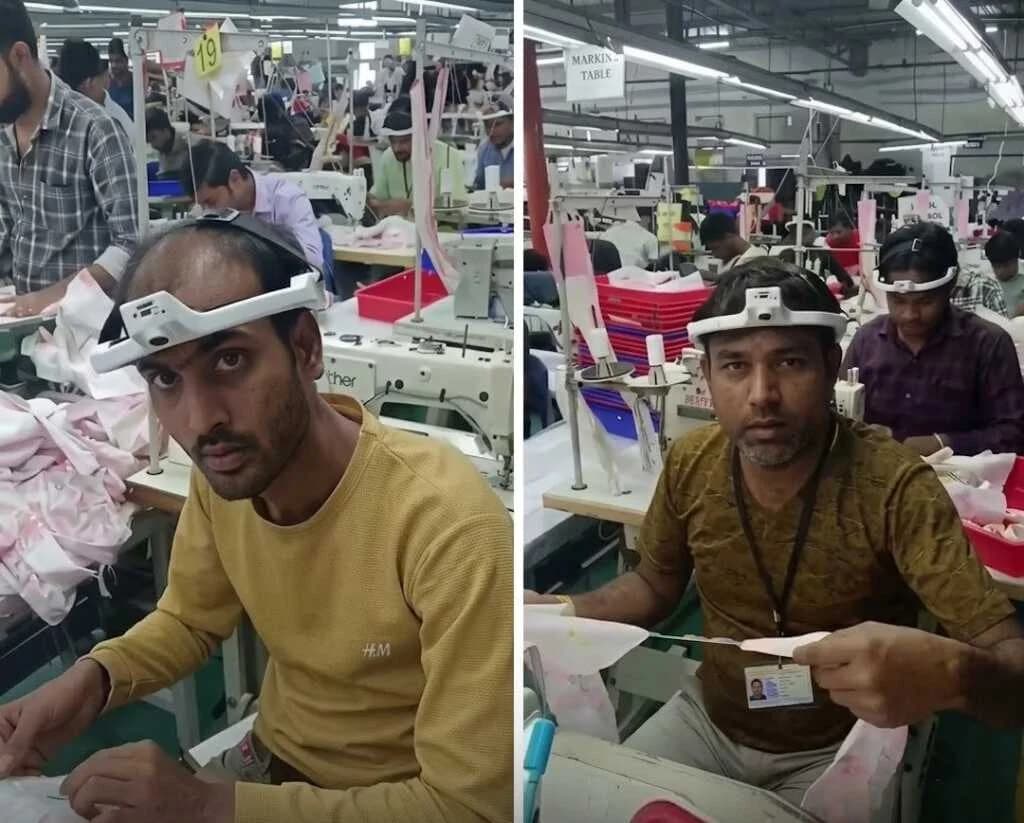 အိန္ဒိယ အထည်ချုပ်အလုပ်သမားများ ဦးခေါင်း ကင်မရာတပ်ဆင်ထားမှုအပေါ် AI ဖြင့် အစားထိုးခံရမည်ကို စိုးရိမ်နေကြ