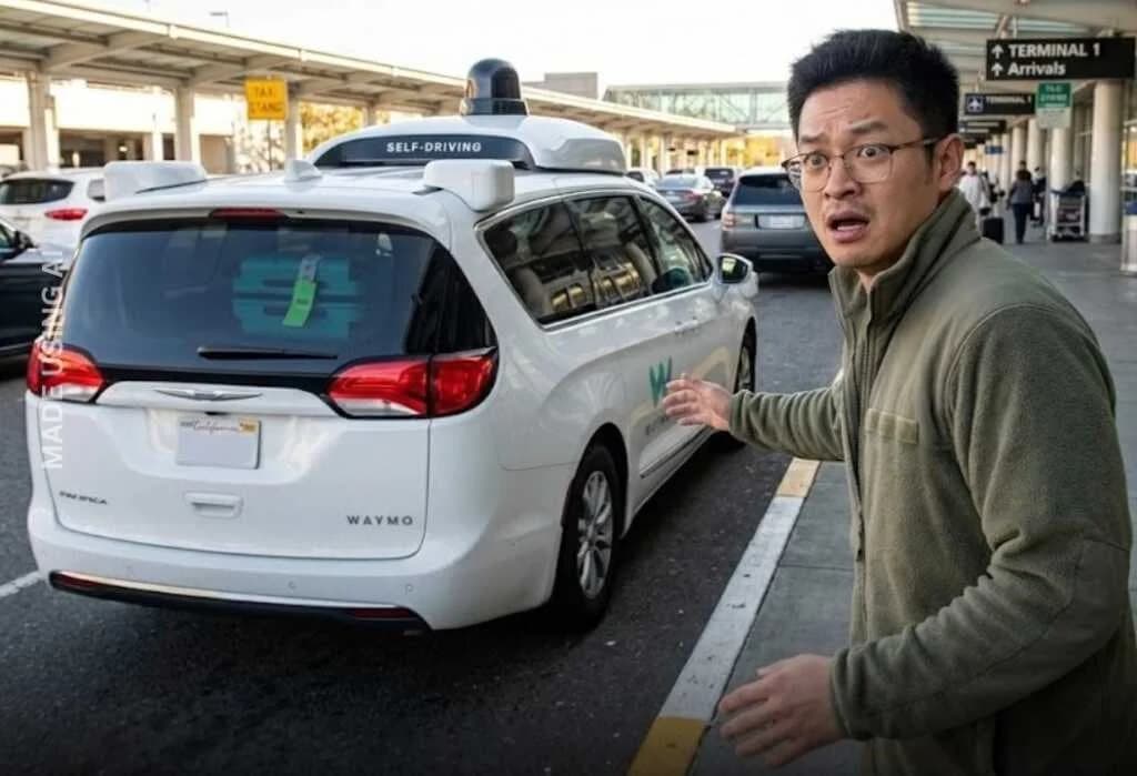 လေဆိပ်ပို့ခိုင်းတာကို အိတ်ပါယူပြေးတဲ့ Waymo မောင်းသူမဲ့တက္ကစီ – ခရီးသည်တော့ အိတ်မပါဘဲ လေယာဉ်တက်လိုက်ရ