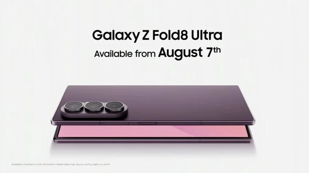 ပထမဆုံး Ultra အမည်ရ စာအုပ်ပုံစံ ခေါက်ဖုန်း Samsung Galaxy Z Fold 8 Ultra ထွက်ရှိလာ