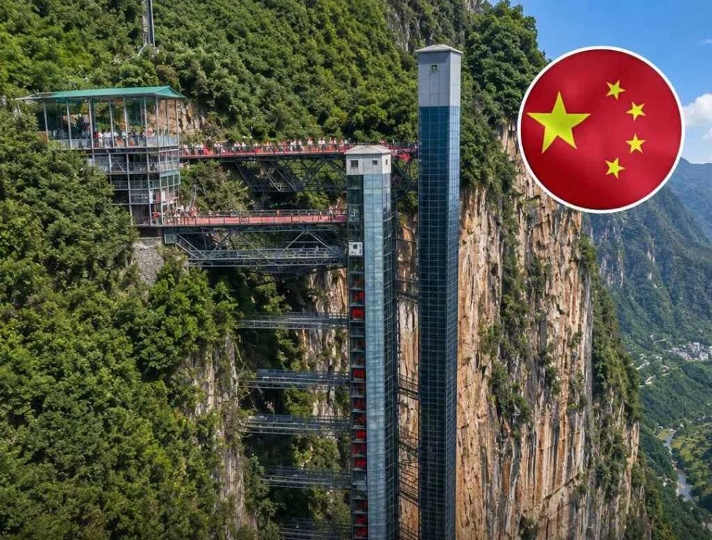 China's Remarkable 288-Meter Elevator: From 3-Hour Mountain Trek to 30-Minute School Commute