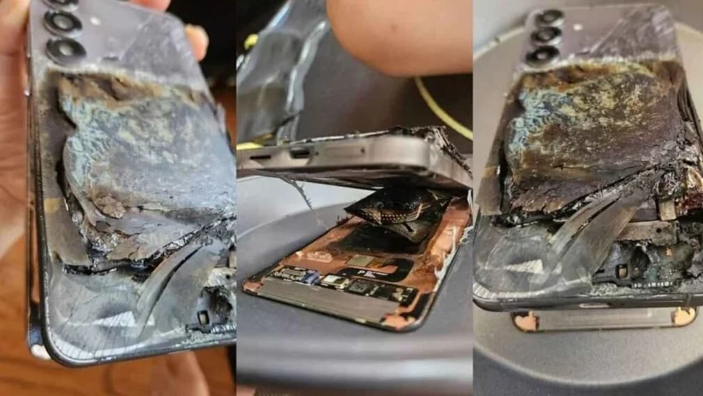 အားသွင်းထားတဲ့ Samsung Galaxy S25+ မီးလောင်ပေါက်ကွဲမှု ဖြစ်ပွား