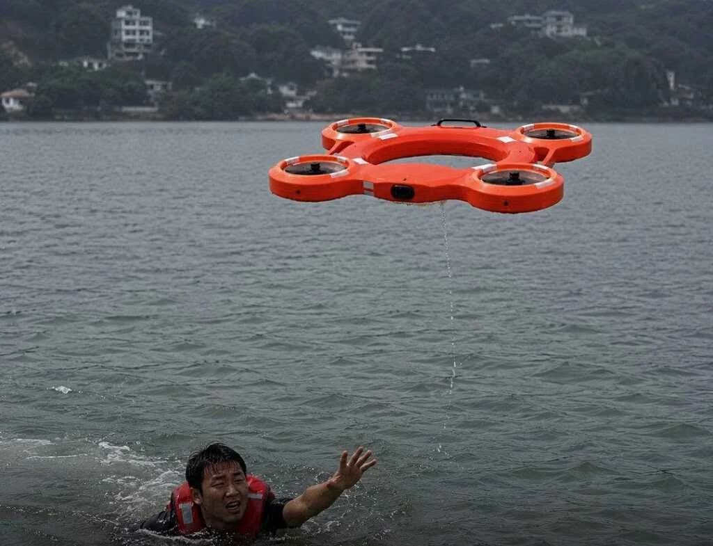 China Successfully Tests AI-Powered Flying Lifeboat to Rescue Drowning Victims