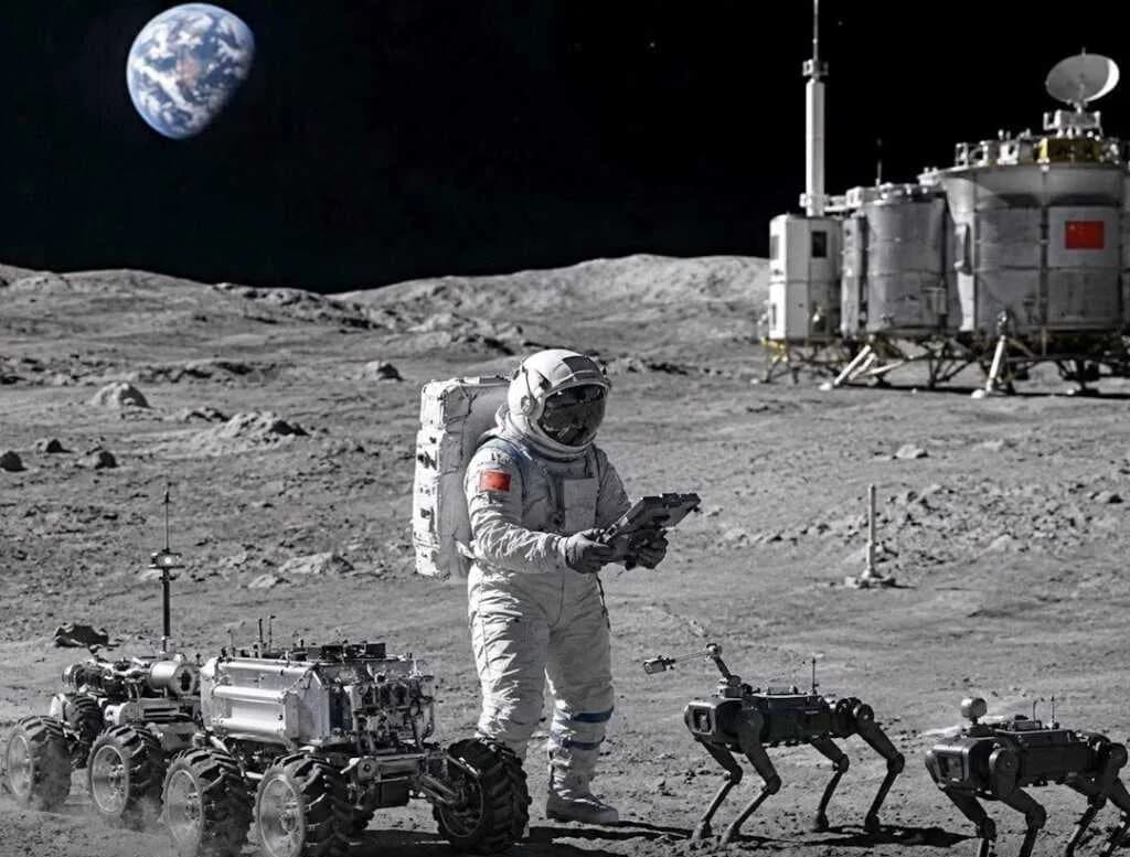 China Plans to Use Robot Dogs to Work with Astronauts on the Moon
