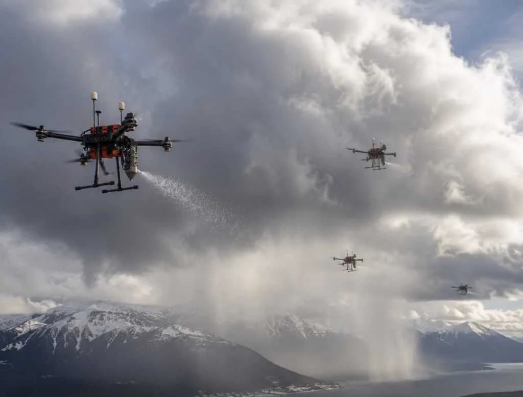 Alaska Cloud Seeding Test Generates 1.9 Billion Gallons of Rain Using Drones in 3 Hours