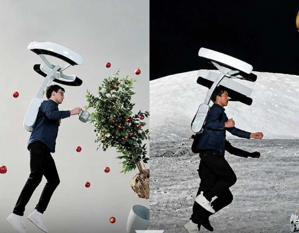 Tokyo University's Backpack Drone System Lets You Leap Like on the Moon
